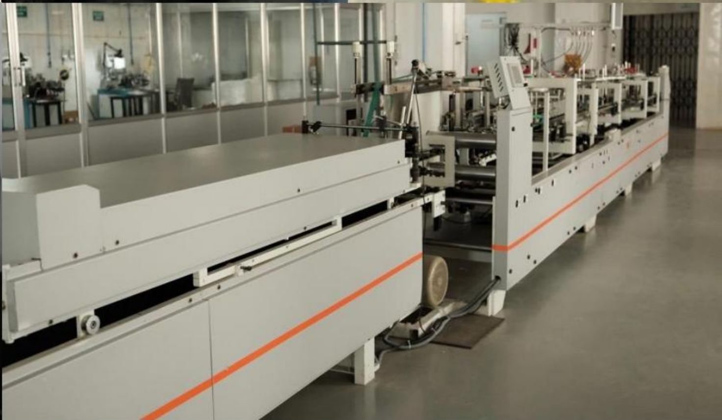 Folder gluer line